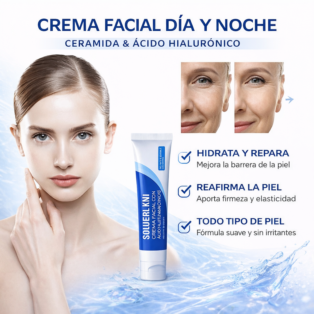 Soulgirl Knh  - Crema Facial con Sodium Hyaluronate y Retinol