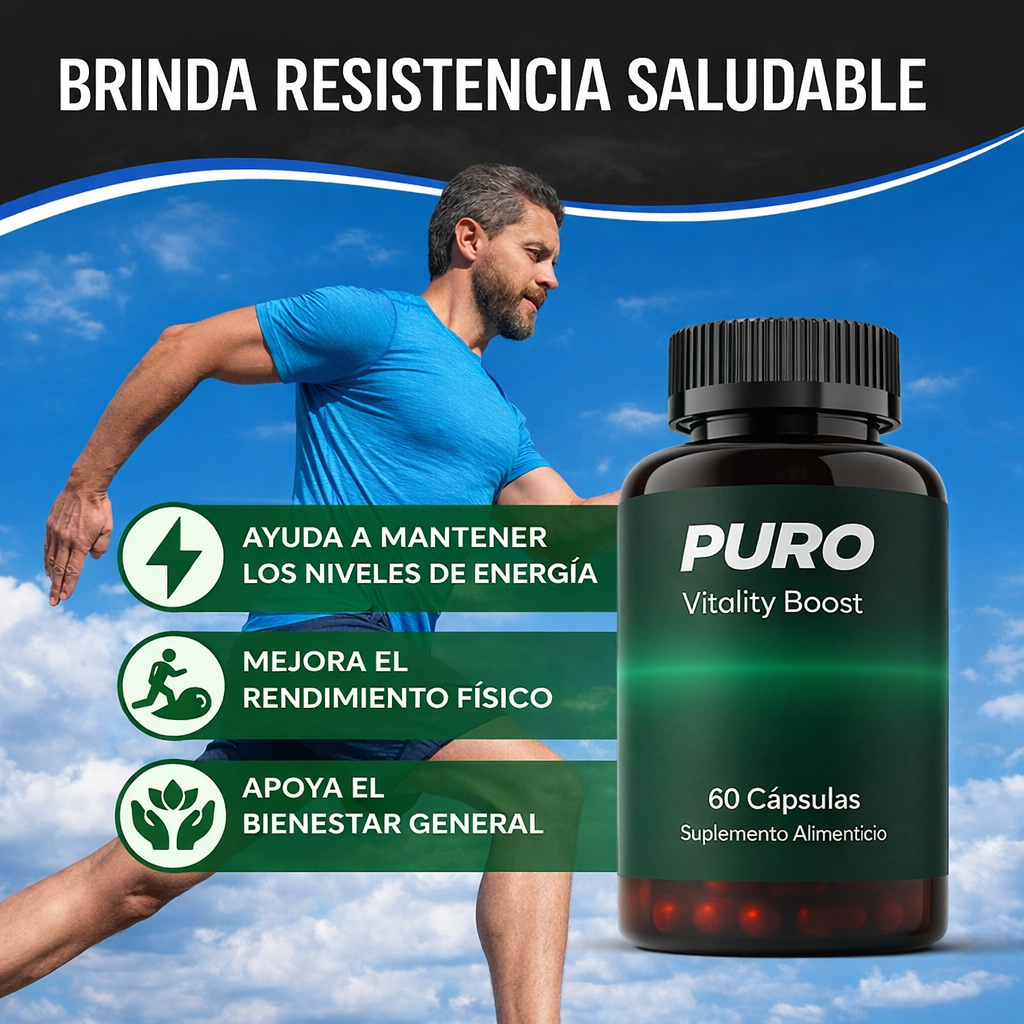 PURO VITALITY BOOST -  Dejá atrás la hinchazón y volvé a sentirte vos mismo