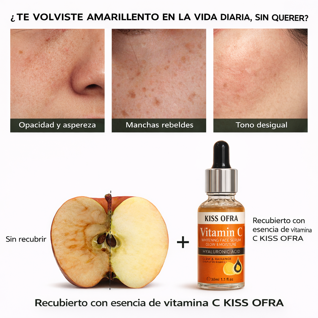 Suero Rejuvenecedor de Vitamina C - Sérum blanqueador y antiage