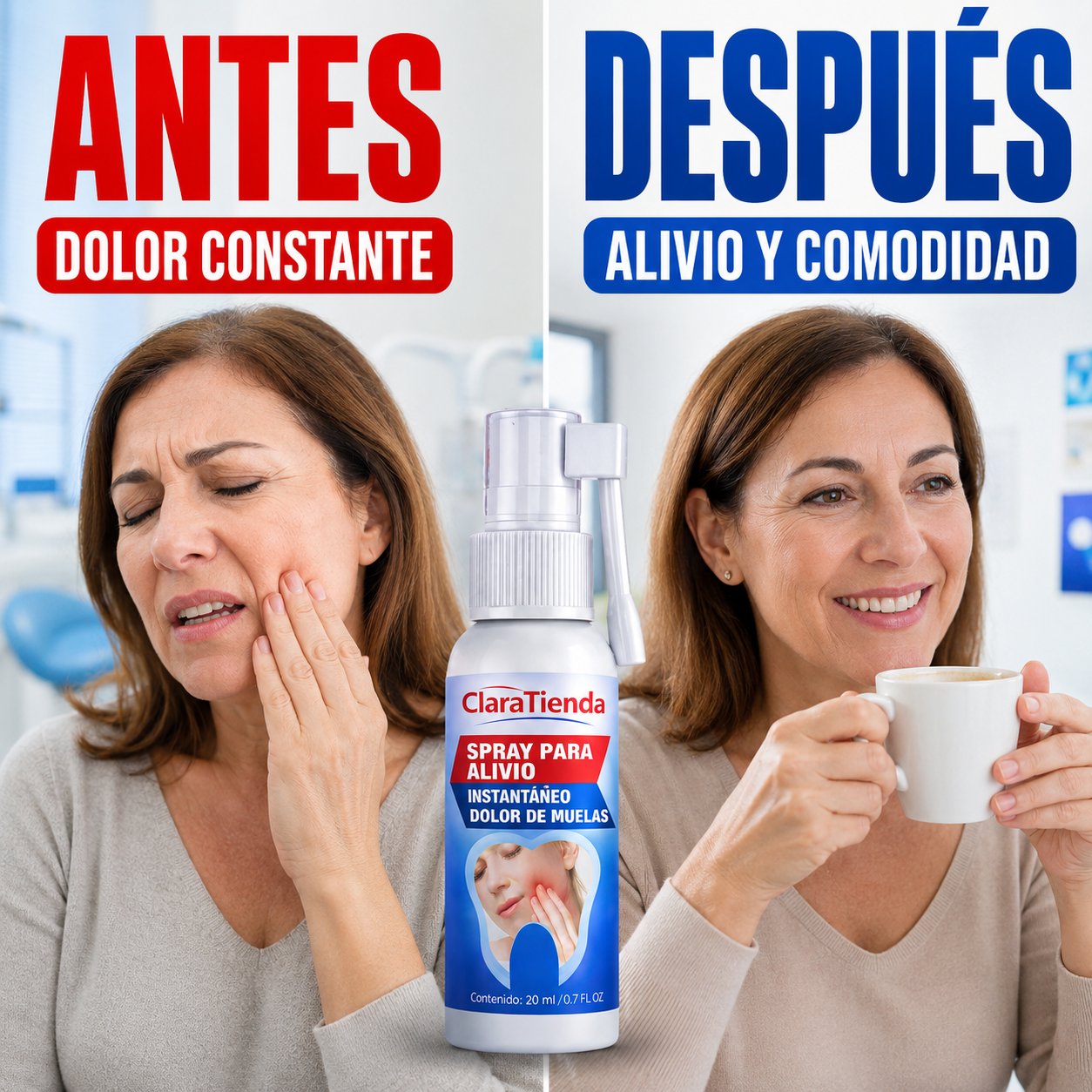 Toothache Relief Spray™ - No Dejes Que La Molestia En Tus Dientes O Encías Te Arruine El Día