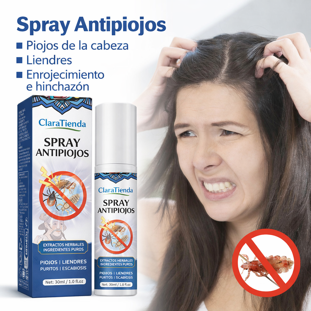 LiceFree Vita-E Spray – Spray Antipiojos de Acción Instantánea