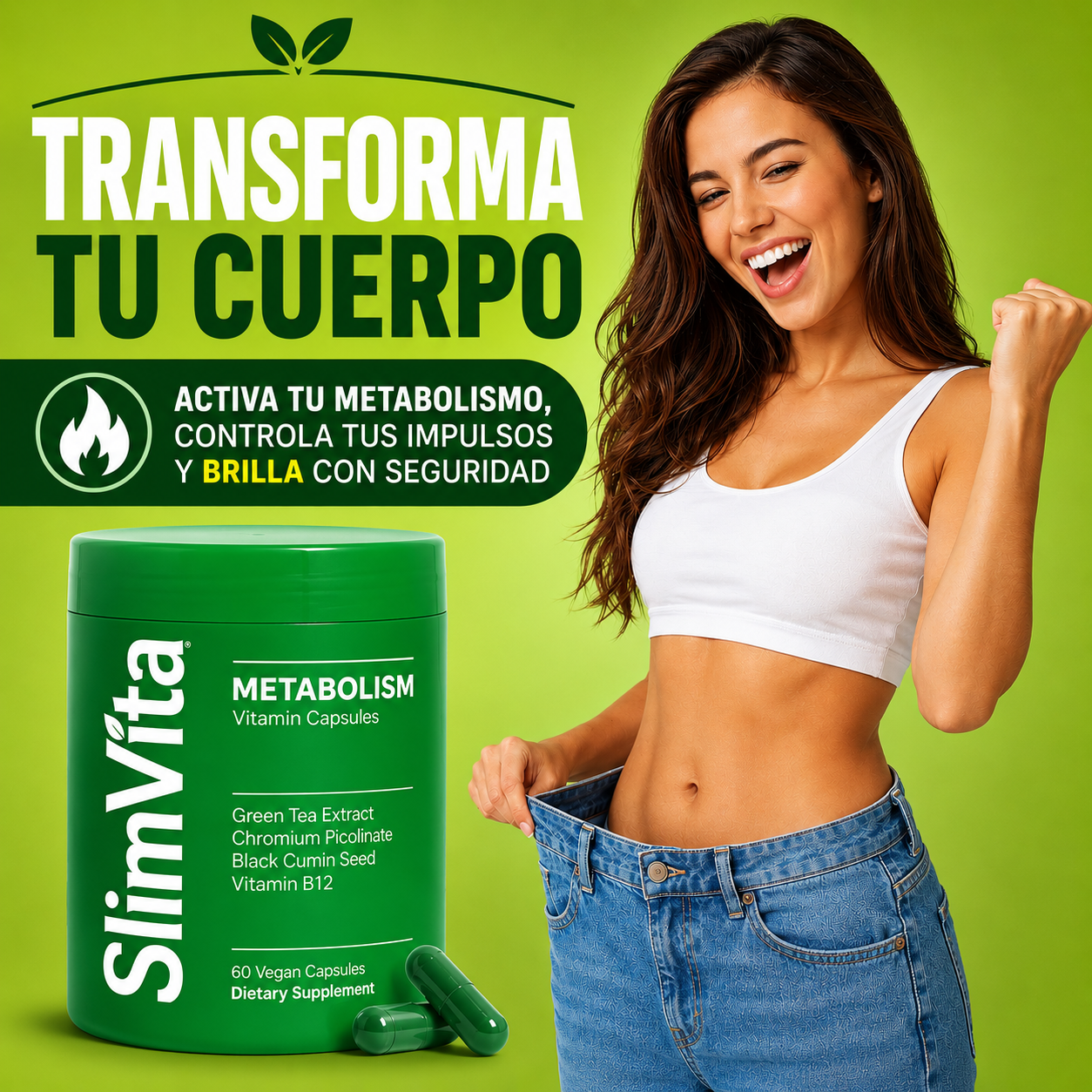 SlimVita - Apoya Tu Metabolismo, Controla Tus Impulsos y Brilla Con Seguridad