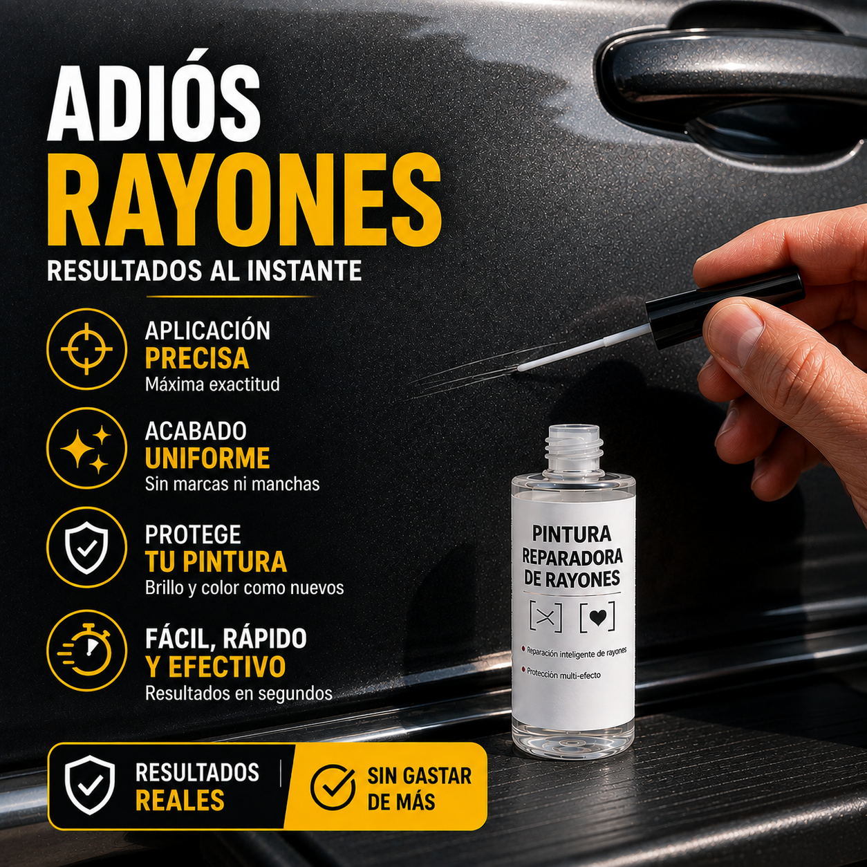 Pintura Reparadora de Rayones – Devolvé el Brillo y la Apariencia de Auto Nuevo en Minutos (Oferta 2x1)