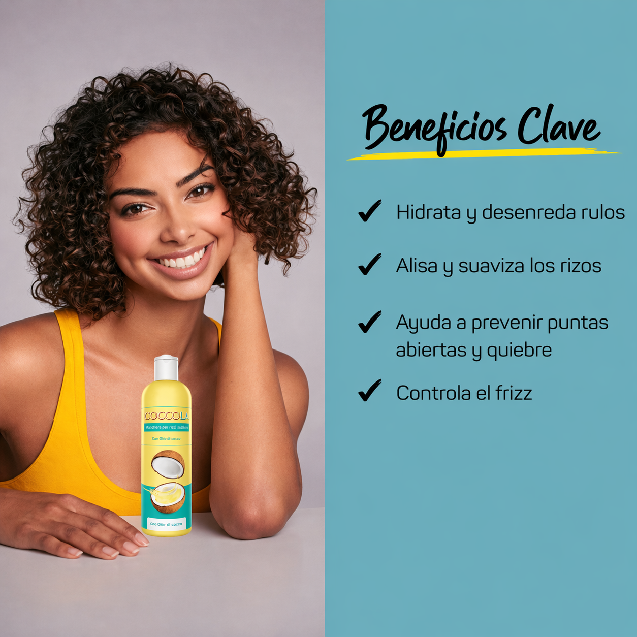 COCCOLA - Rulos perfectos. Cero esfuerzo.