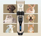 Trimmer Eléctrico para Perros y Gatos – Silencioso, Recargable y Profesional en Casa