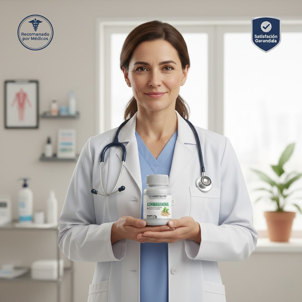 Ashwagandha + Magnesio - Calma tu mente. Fortalece tu cuerpo. Restaura tu equilibrio natural.