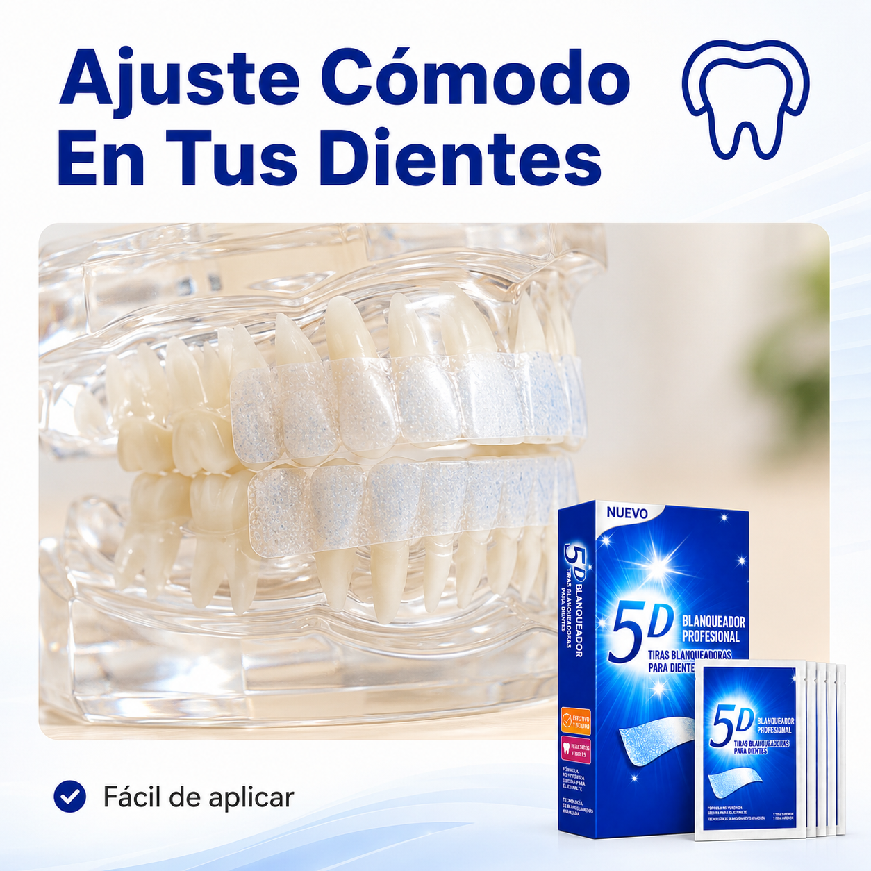 5d Tiras Blanqueadoras de Dientes: Tu Rutina Simple Para Lograr Una Sonrisa Más Blanca Desde Casa
