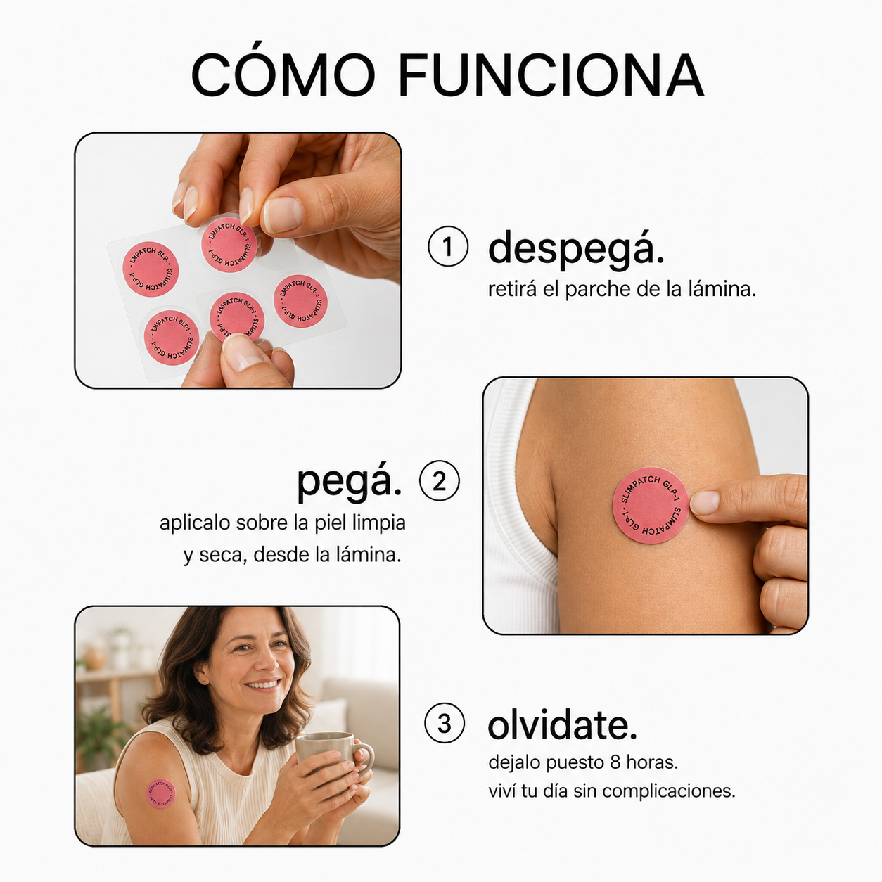 GLP-1 SLIMPATCH – El Parche Diario para Sentirte Más Ligera y Segura