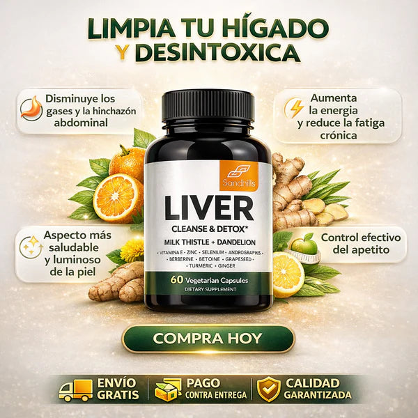 Liver Cleanse & Detox: Recupérate de la pesadez diaria