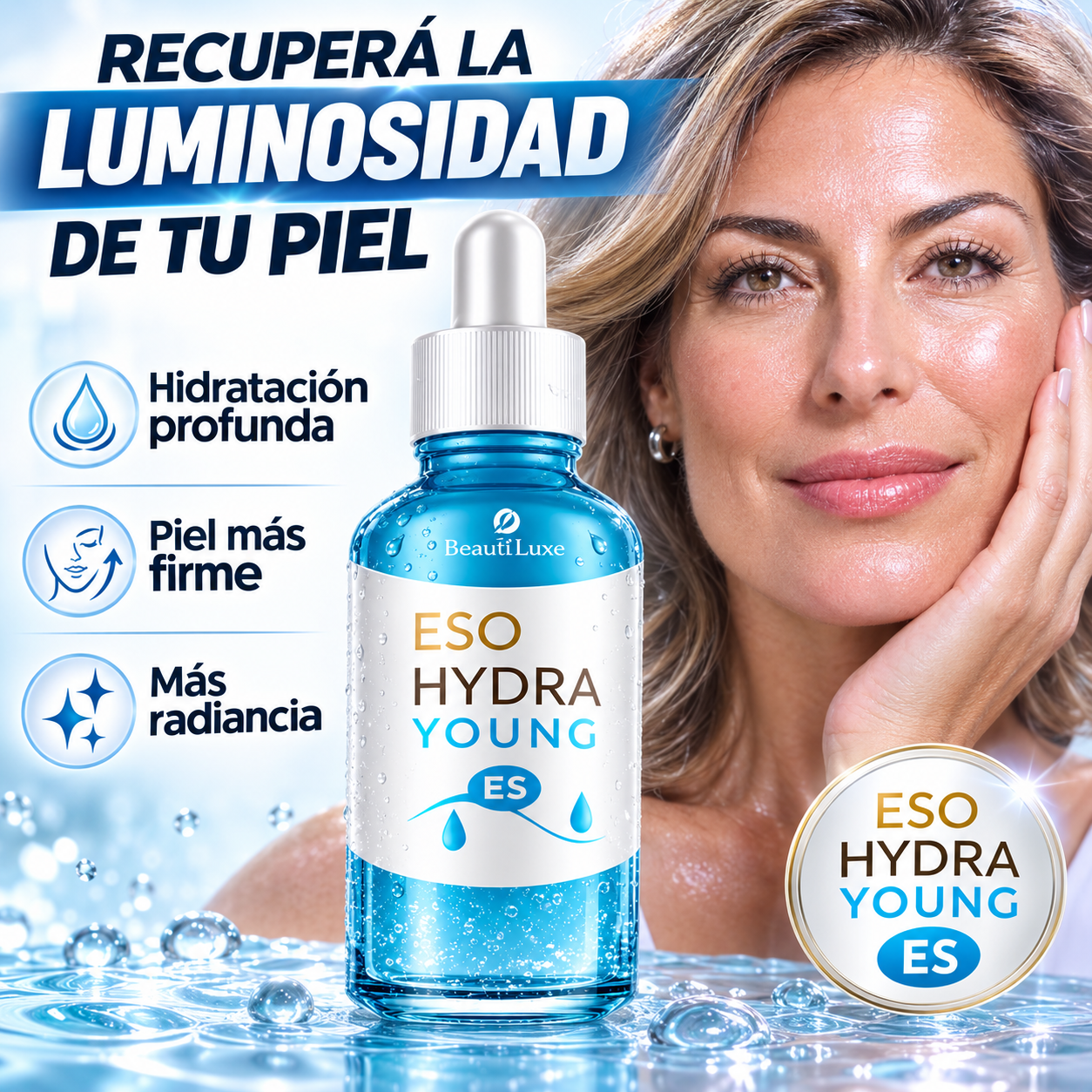 ESO HYDRA YOUNG ES - Recuperá una piel más hidratada, firme y luminosa cada día.