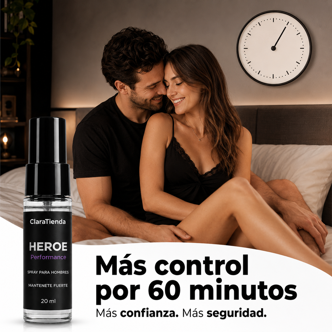 HEROE Performance Spray – Seguridad, Control y Confianza Masculina
