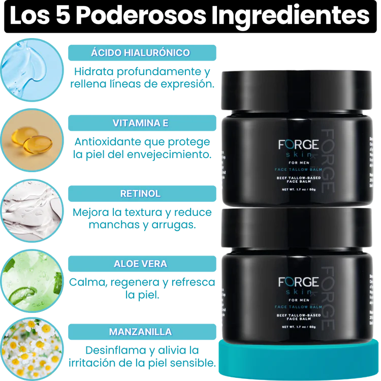 Forge Skin™ Crema Antiedad de Cebo de Res