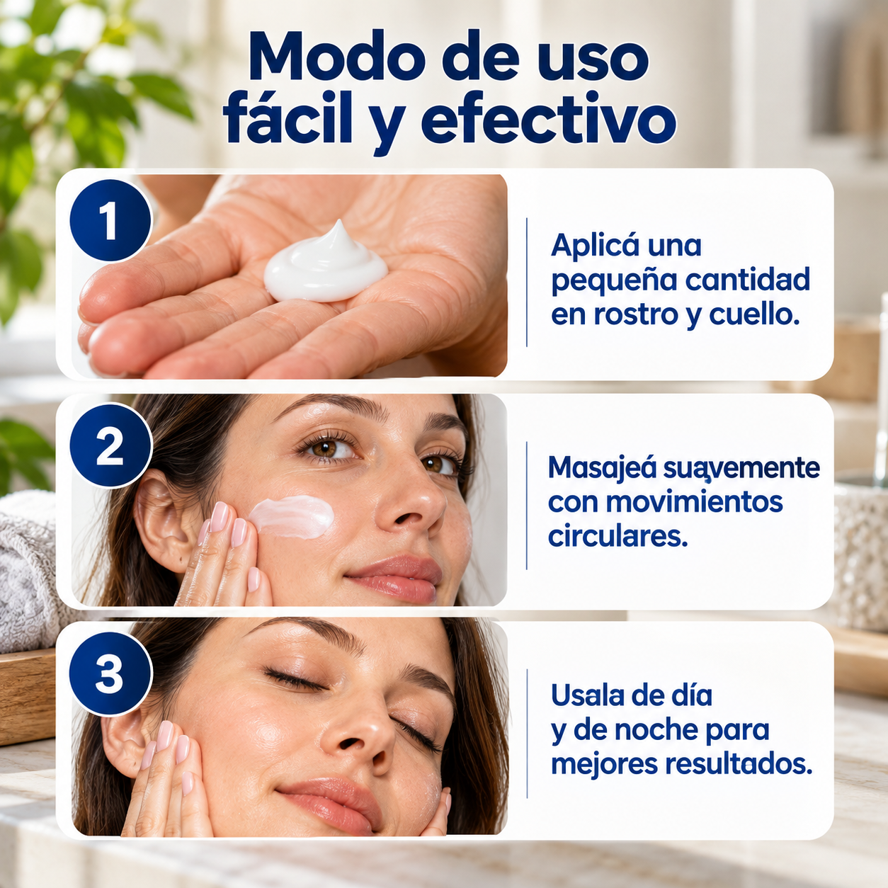Crema Facial - Hidratación profunda y renovación visible