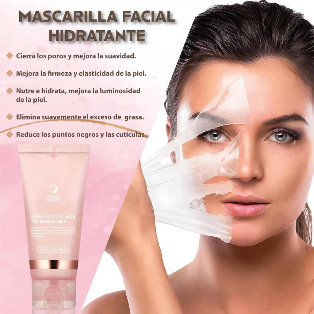 Mascarilla de Colágeno Nocturna | Renueva tu piel con el primer uso