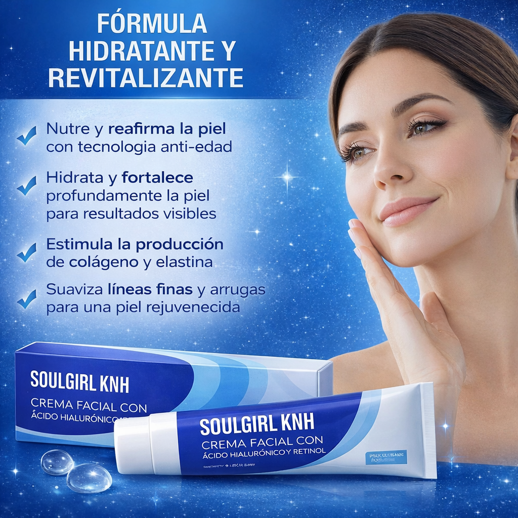 Soulgirl Knh  - Crema Facial con Sodium Hyaluronate y Retinol