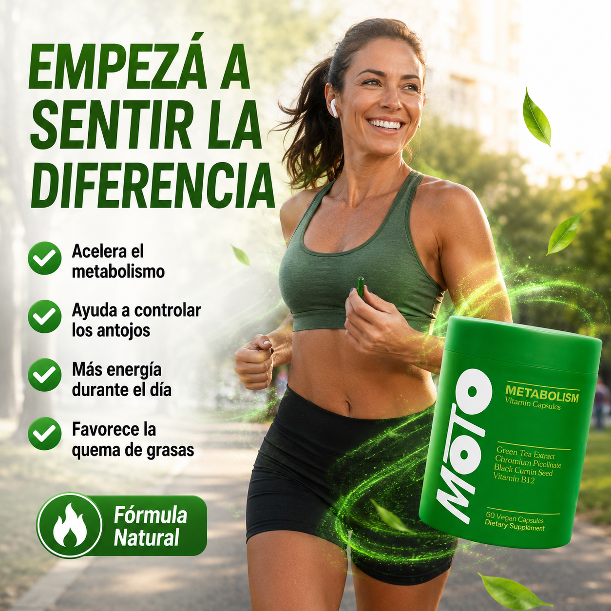 Moto™ Cápsulas para el Metabolismo - Apoyá tu metabolismo. Recuperá tu confianza.