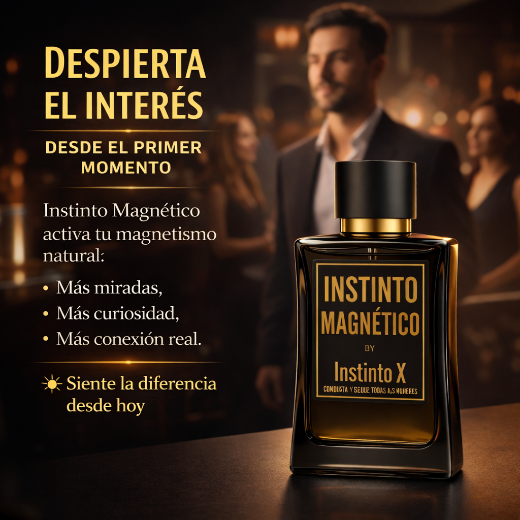 Instinto Magnético - Activa tu atracción natural. Proyecta confianza real.