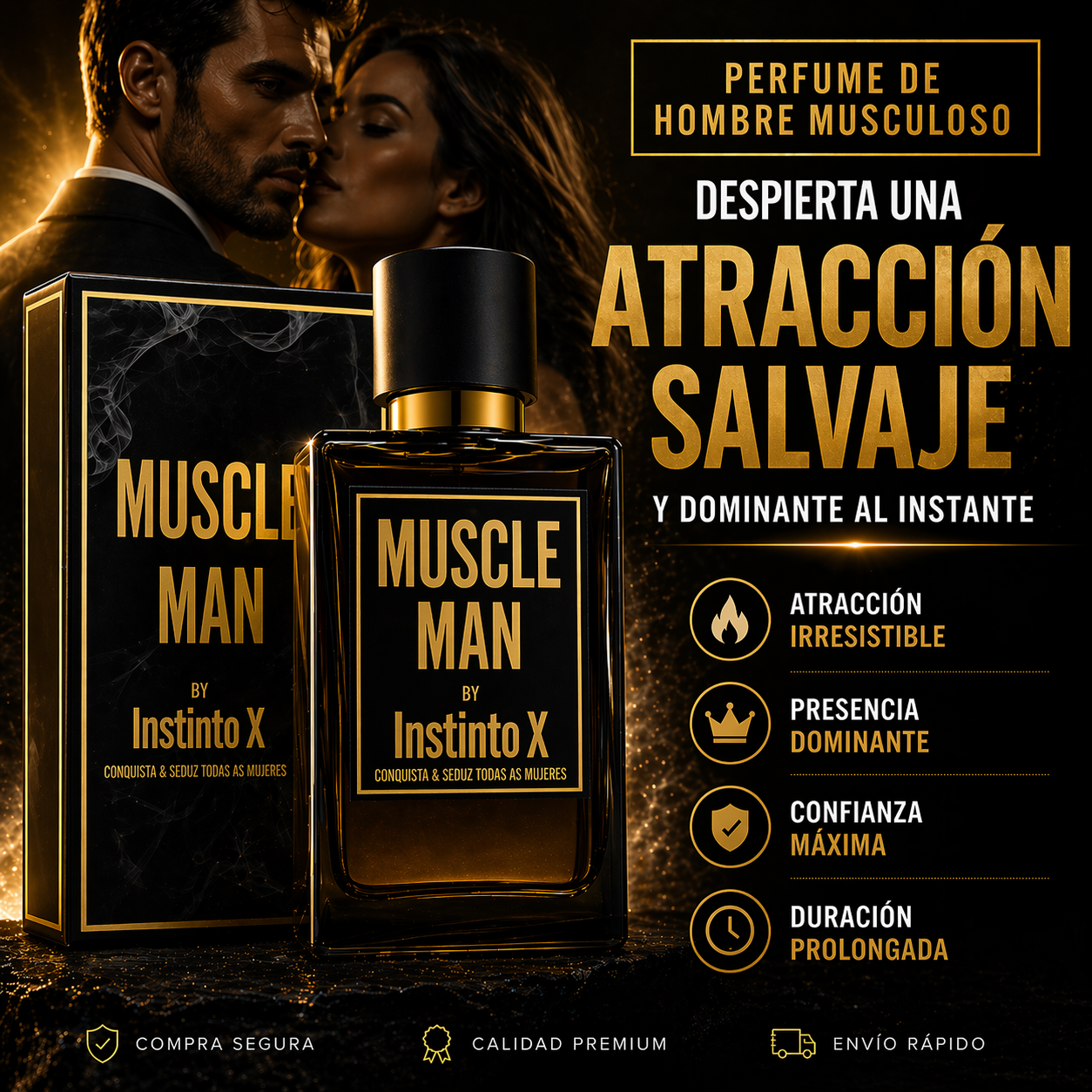Perfume de Hombre Musculoso – Despierta una Atracción Salvaje y Dominante al Instante