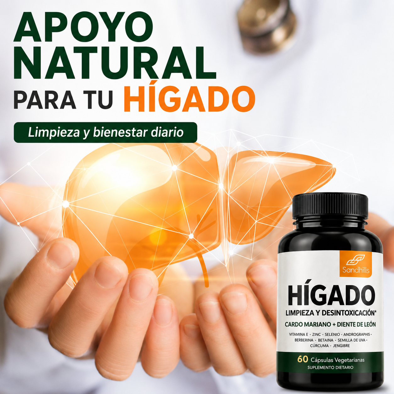 Higado Limpieza y Desintoxicacion - Apoyo diario para sentirte mejor.
