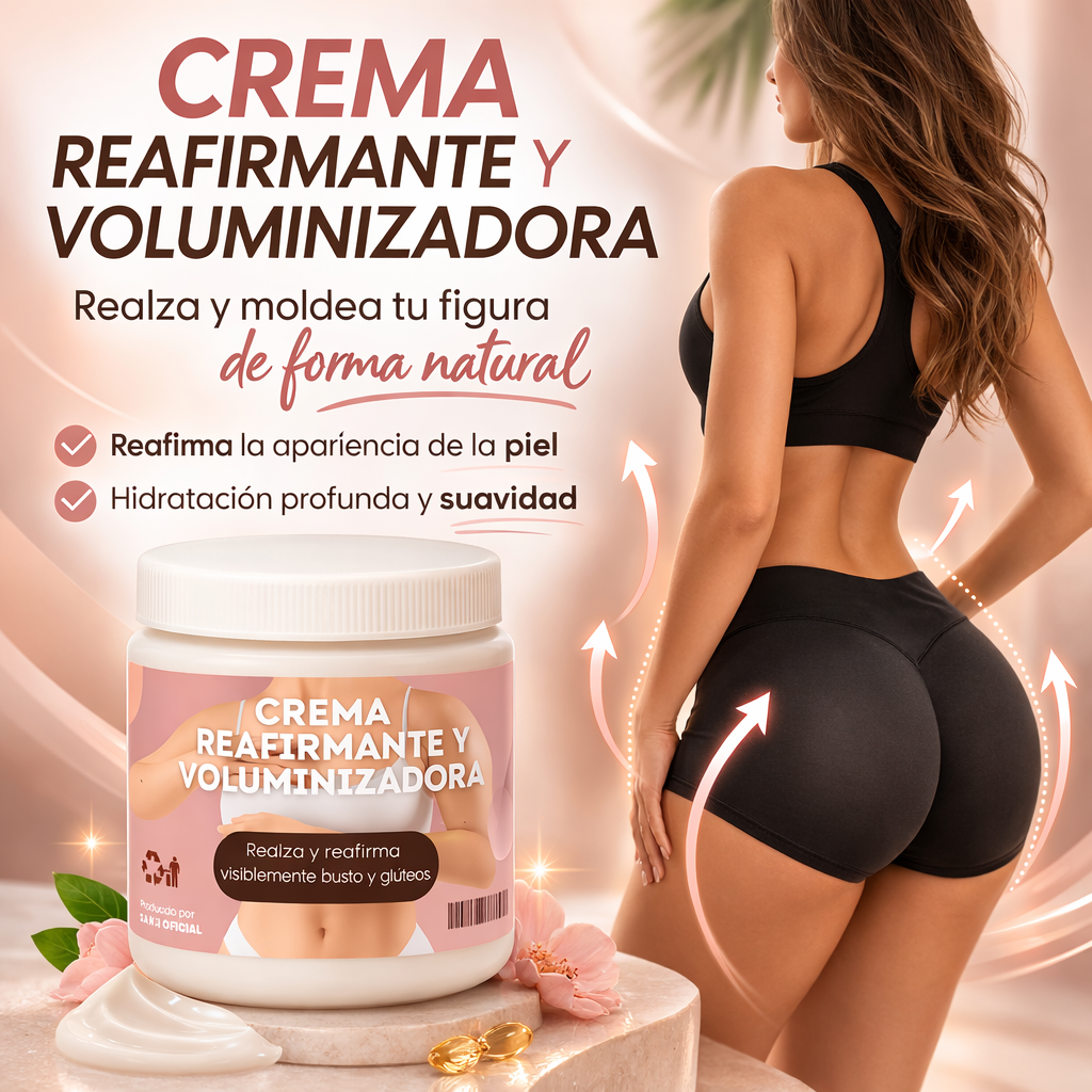 Crema reafirmante y voluminizadora: realza y moldea tu figura con esta crema voluminizadora