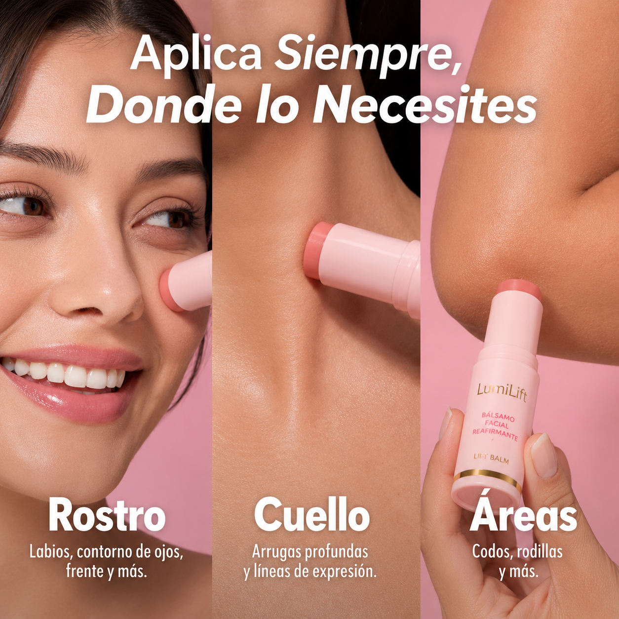 LumiLift Bálsamo Facial Reafirmante - Efecto Lifting Instantáneo • Hidratación Profunda • Luminosidad Natural