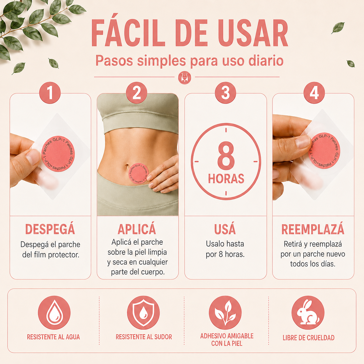 Parches GLP-1™ - Apoyo Diario para tu Metabolismo y Control de Antojos