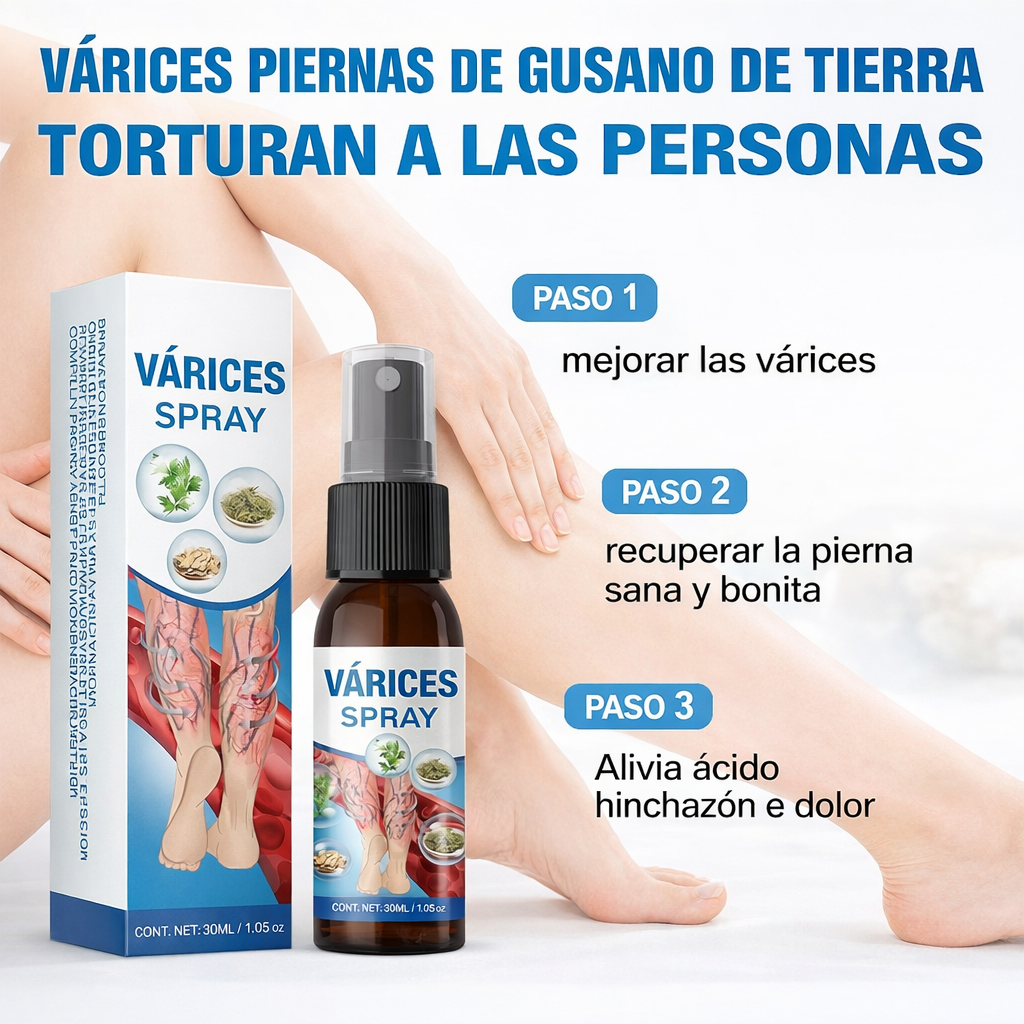 Spray Para Várices - Unos pocos sprays, las várices menos visibles