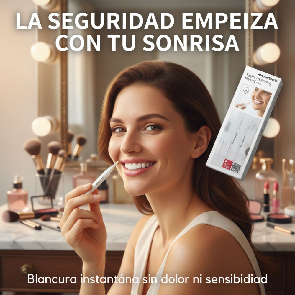Lápiz Blanqueador LuminaPura — Dientes más blancos, confianza instantánea.
