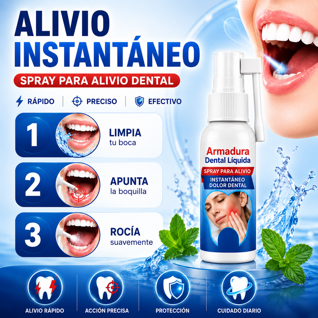 Armadura Dental Líquida – Alivio para la Sensibilidad y Protección del Esmalte
