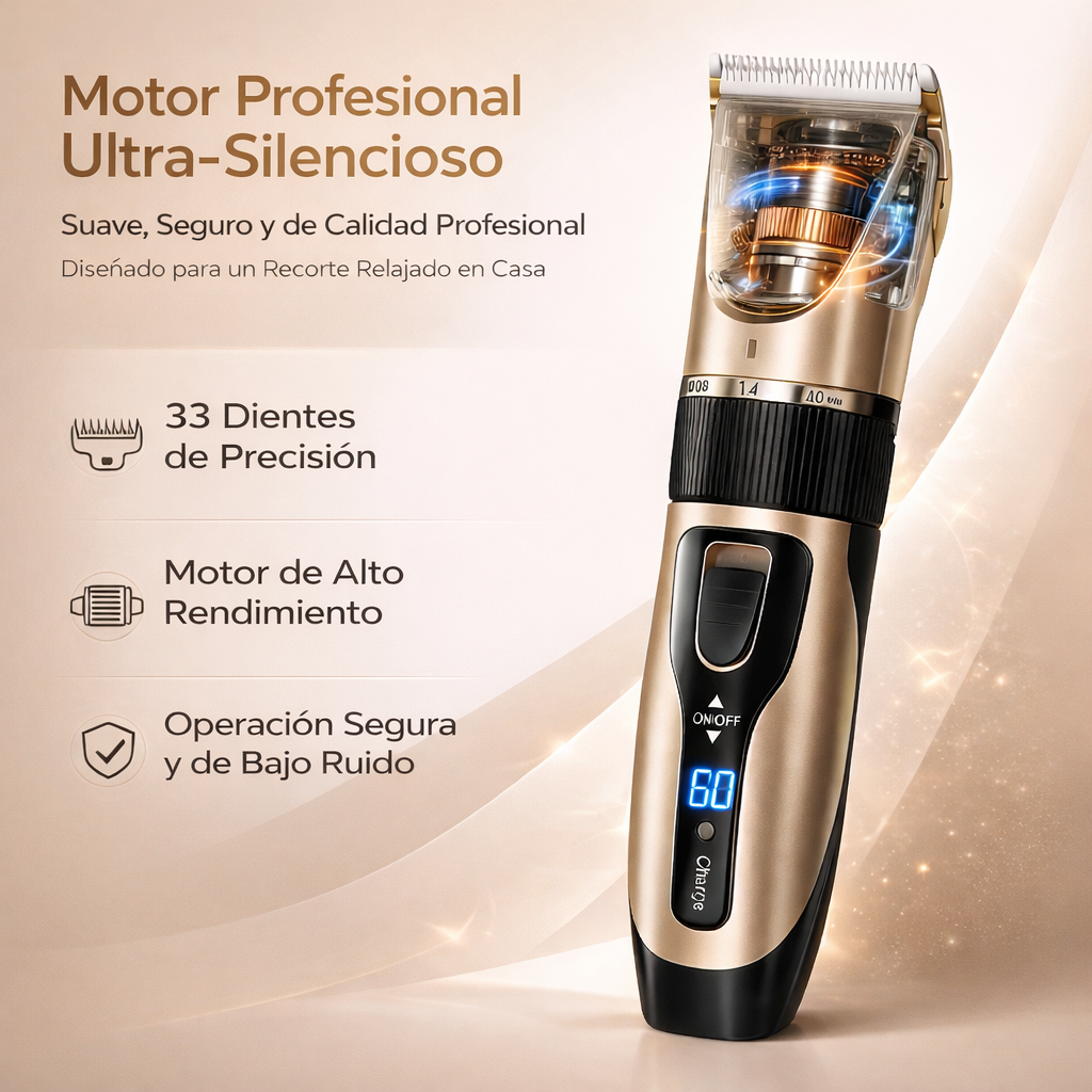 Recortadora SilenceCut Pro: segura, tranquila y profesional sin esfuerzo