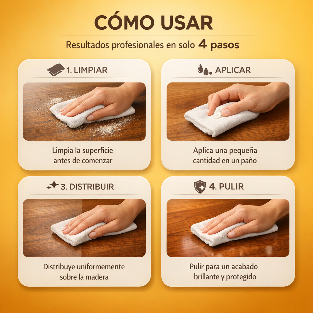 Restaurador de Muebles – Tapa Rayones y Renueva la Madera al Instante