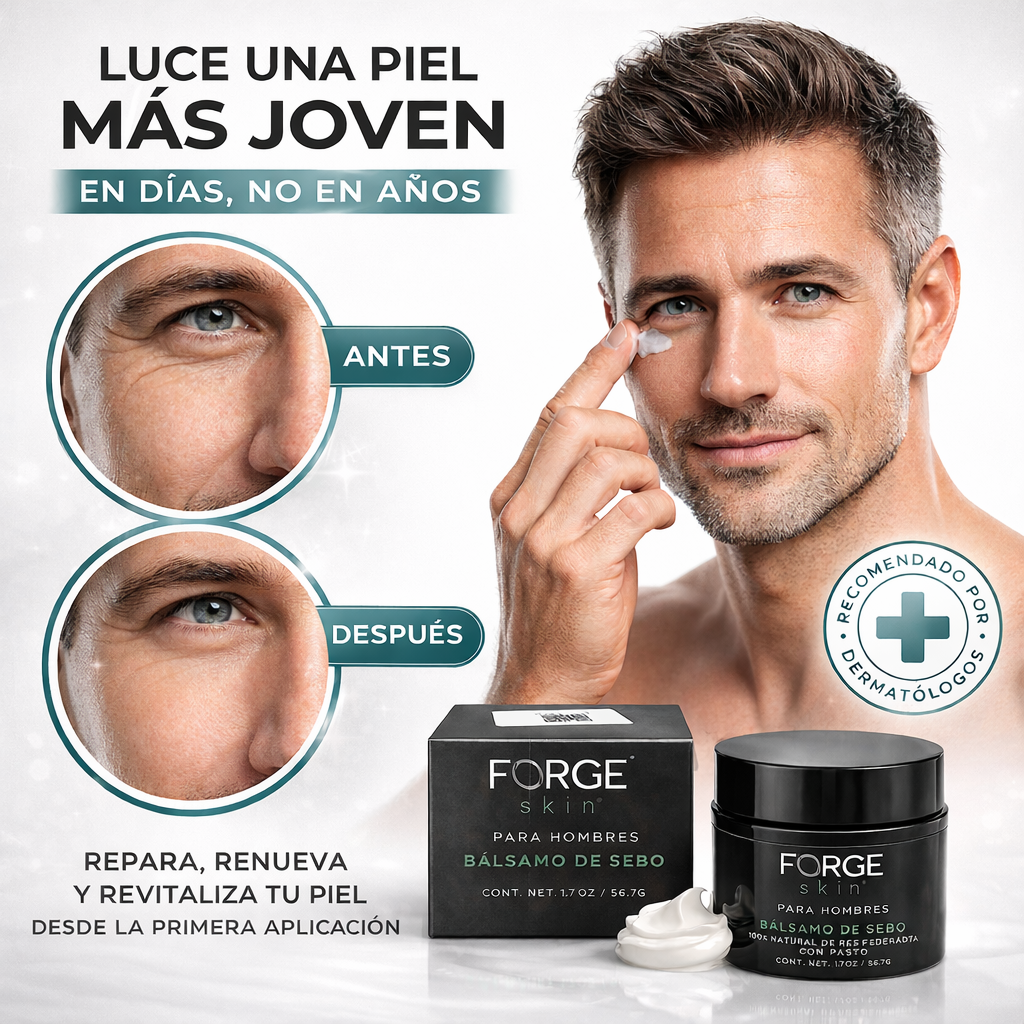 Forge Skin Crema – Repara, Renueva y Recupera Tu Piel Desde la Primera Aplicación