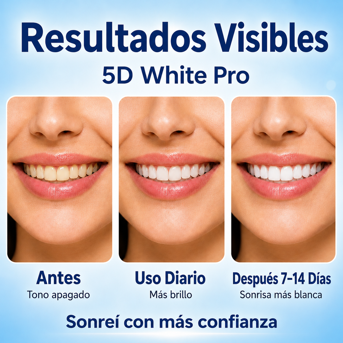 5d Tiras Blanqueadoras de Dientes: Tu Rutina Simple Para Lograr Una Sonrisa Más Blanca Desde Casa
