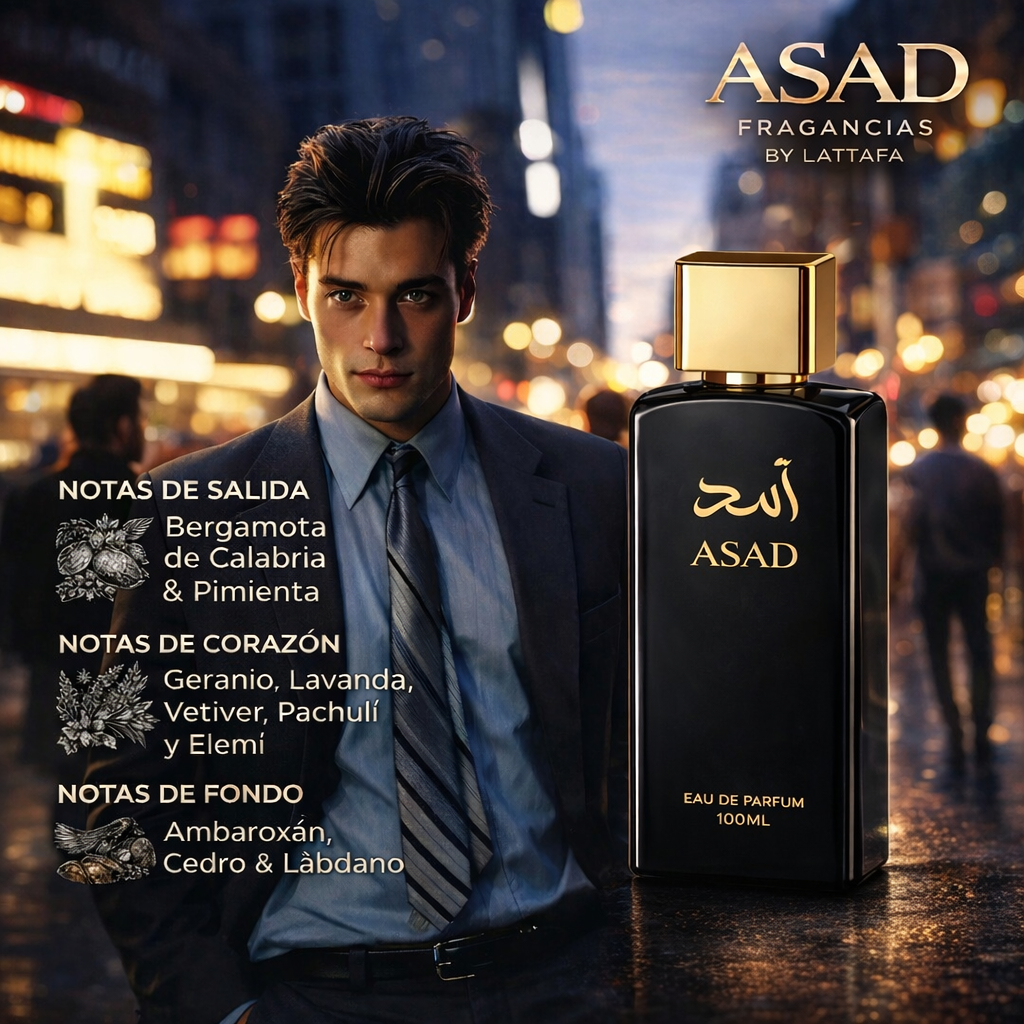 ASAD Eau de Parfum: El aroma del poder, la confianza y la atracción