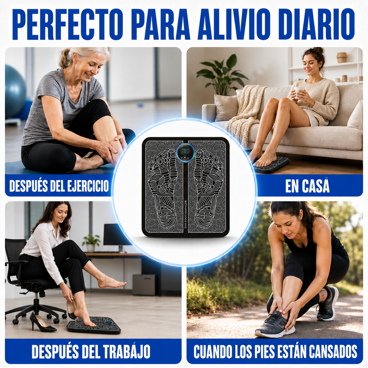 Alfombrilla de Masaje EMS para Pies Para Relajación y Confort Diario