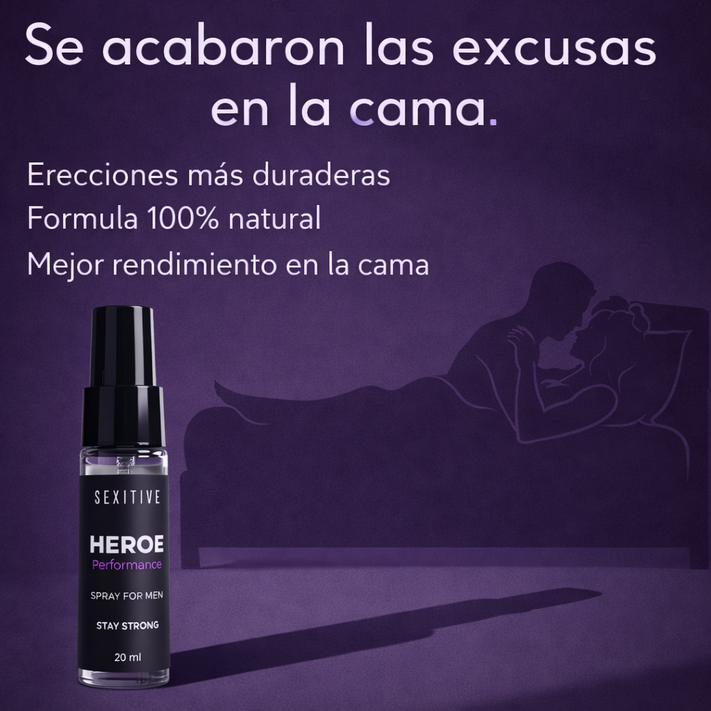 Heroe Performance – Erección rápida, potente y duradera