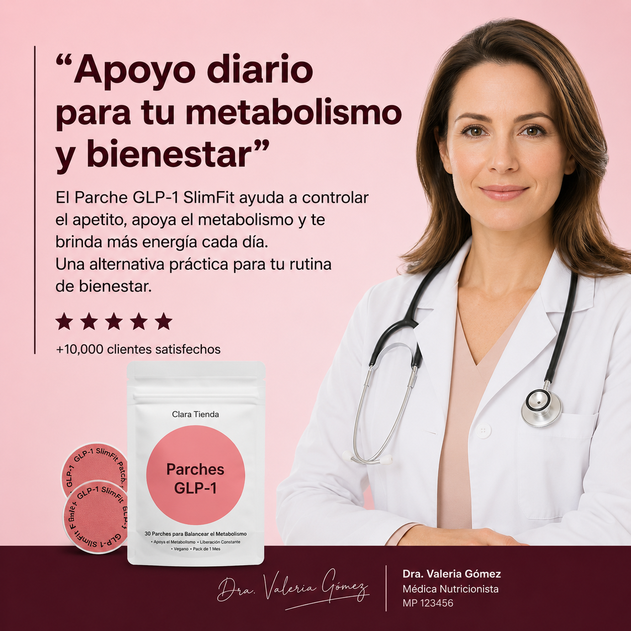 Parche GLP-1 SlimFit - Tu Rutina de Bienestar, Ahora en un Parche