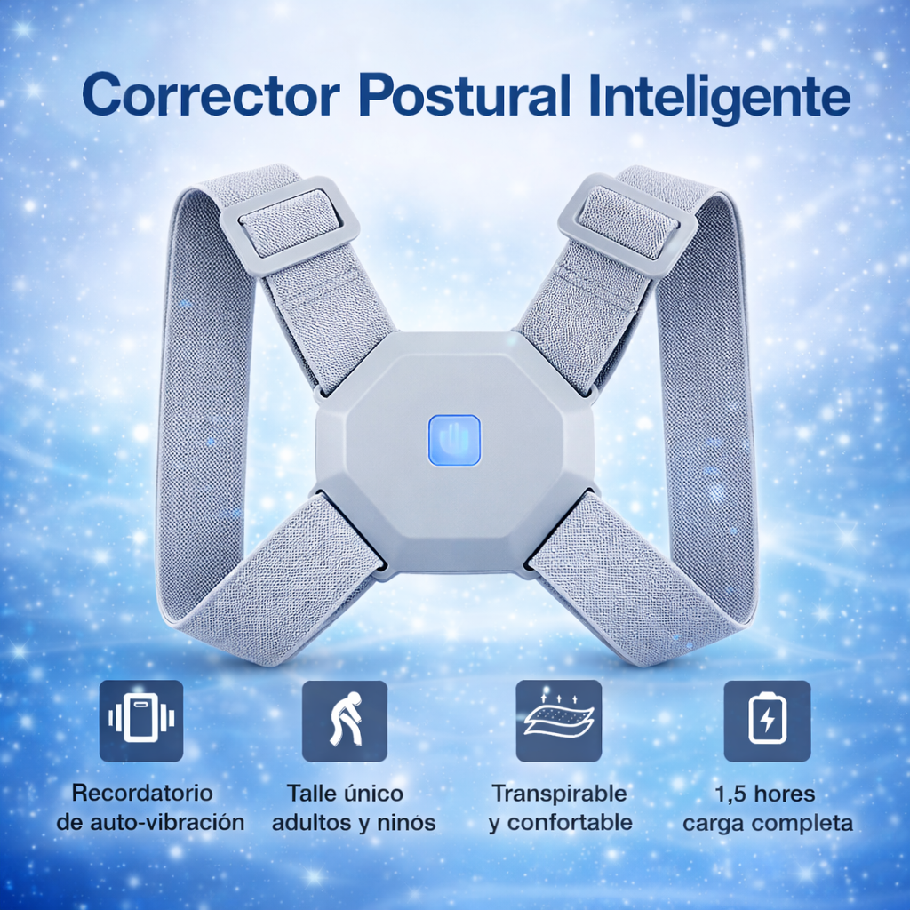 Corrector de postura inteligente ajustable