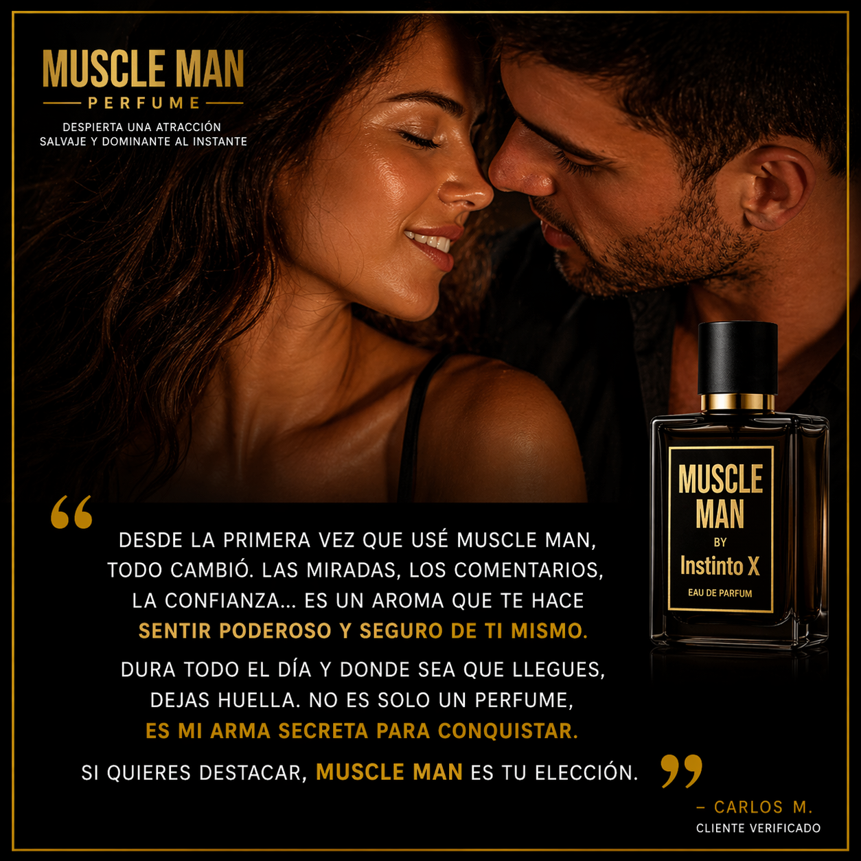 Perfume de Hombre Musculoso – Despierta una Atracción Salvaje y Dominante al Instante