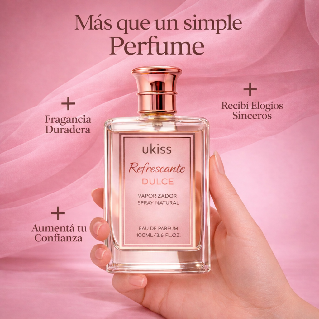 Ukiss Refrescante Perfume - Dulce, luminosa y naturalmente irresistible.