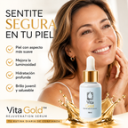Vita Gold™ Rejuvenation Serum - Revelá una piel más suave, firme y radiante.