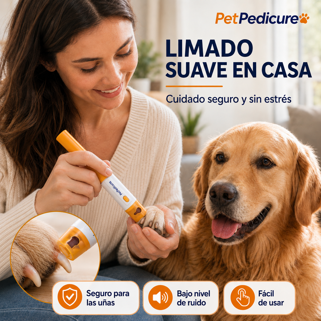 PetPedicure™ - Sin cortes. Sin estrés. Solo uñas suaves.