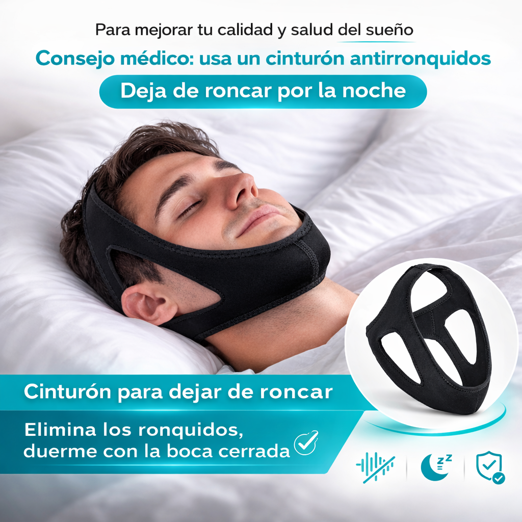 Mentón ajustable anti ronquidos