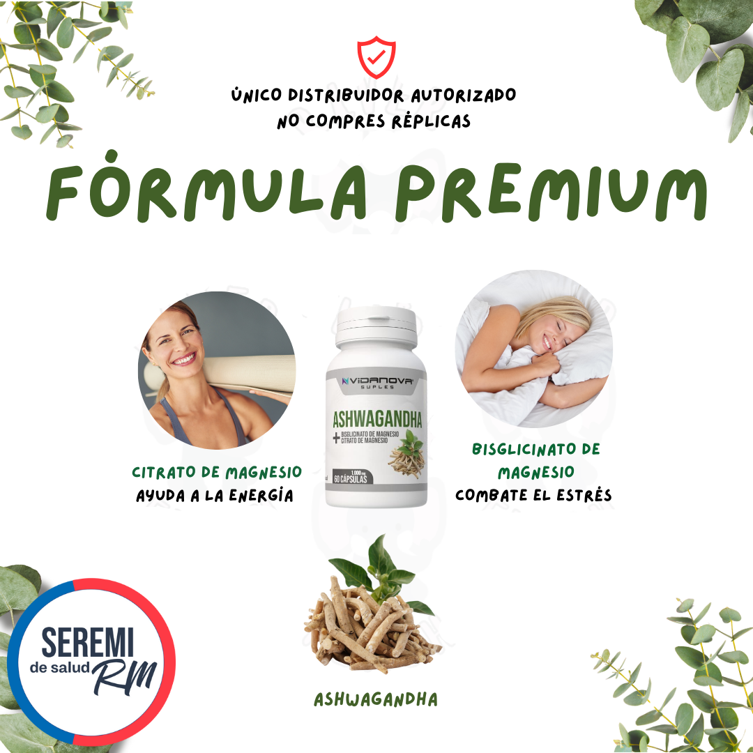 ZenVital – Ashwagandha con Magnesio Original 1000mg