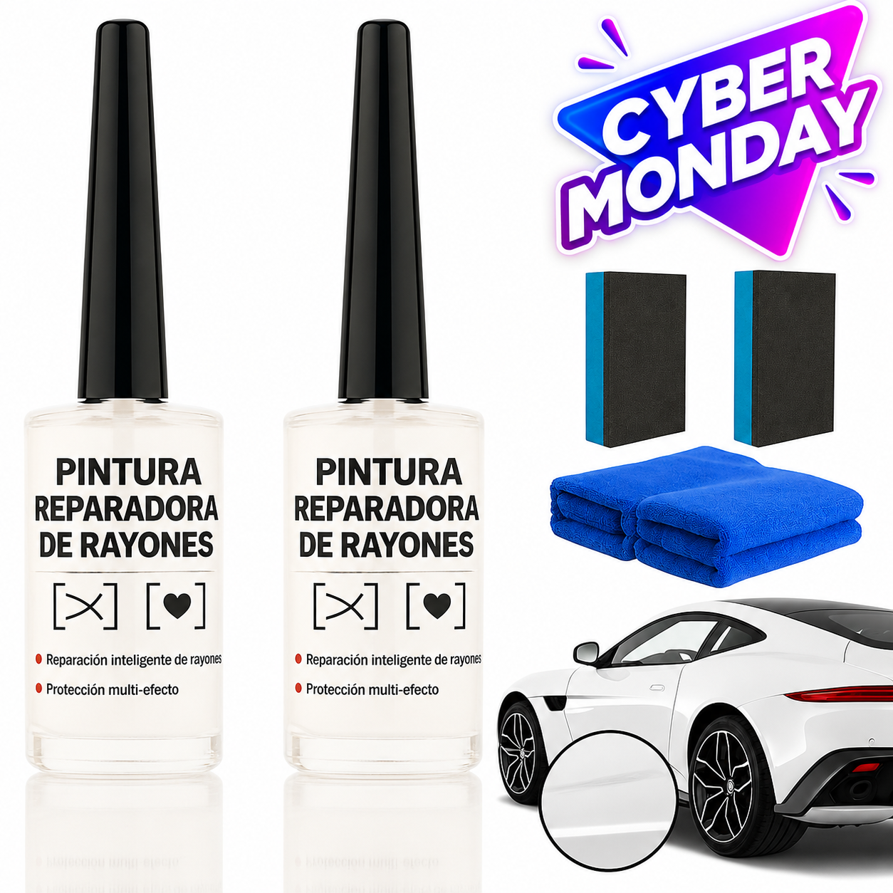 PuraPintura™ para Autos – Restaura Color y Brillo | Pack x2 + Envío GRATIS