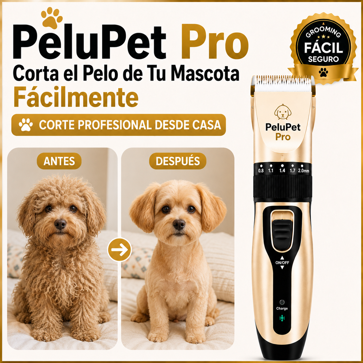 PeluPet Pro – Corta el Pelo de Tu Mascota Fácilmente
