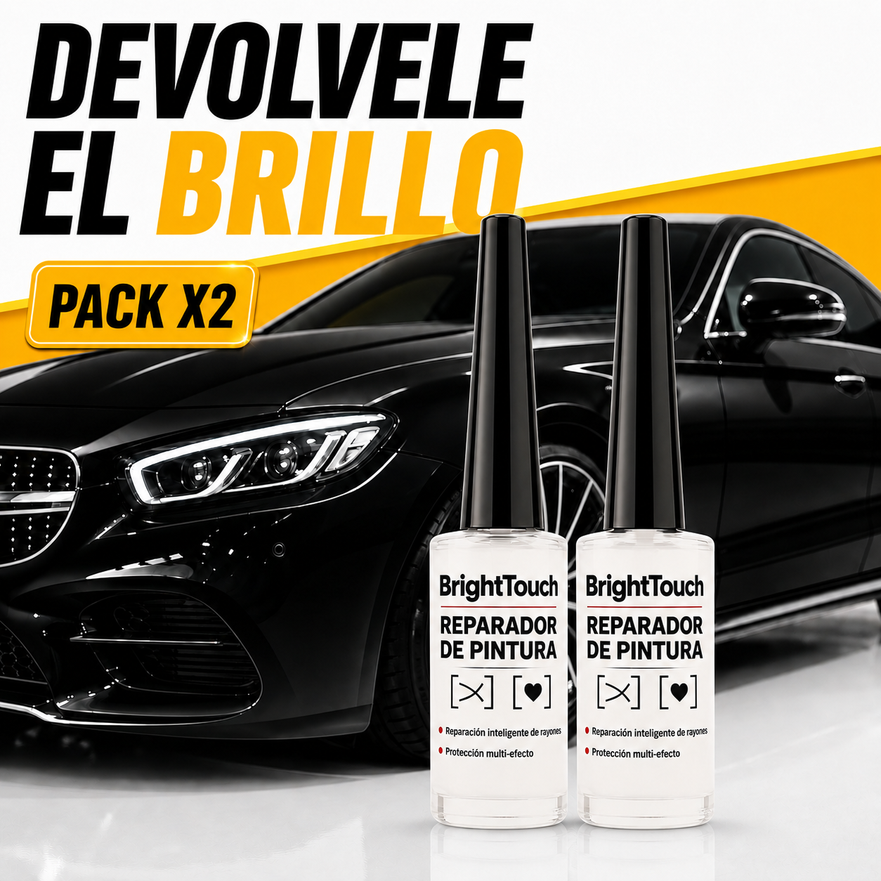 BrightTouch Reparador de Pintura para Auto - Mantené tu auto impecable sin pagar precios de taller