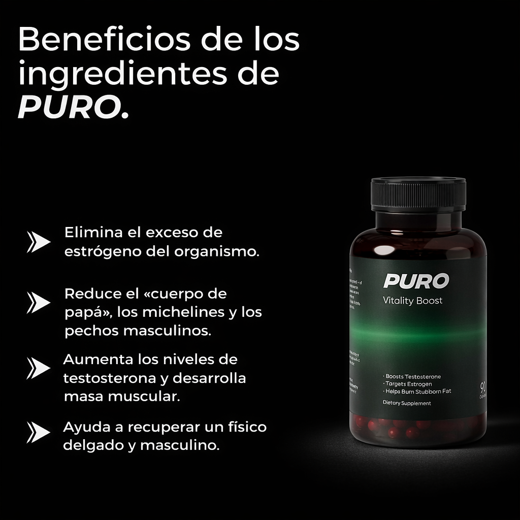 PURO VITALITY BOOST -  Dejá atrás la hinchazón y volvé a sentirte vos mismo