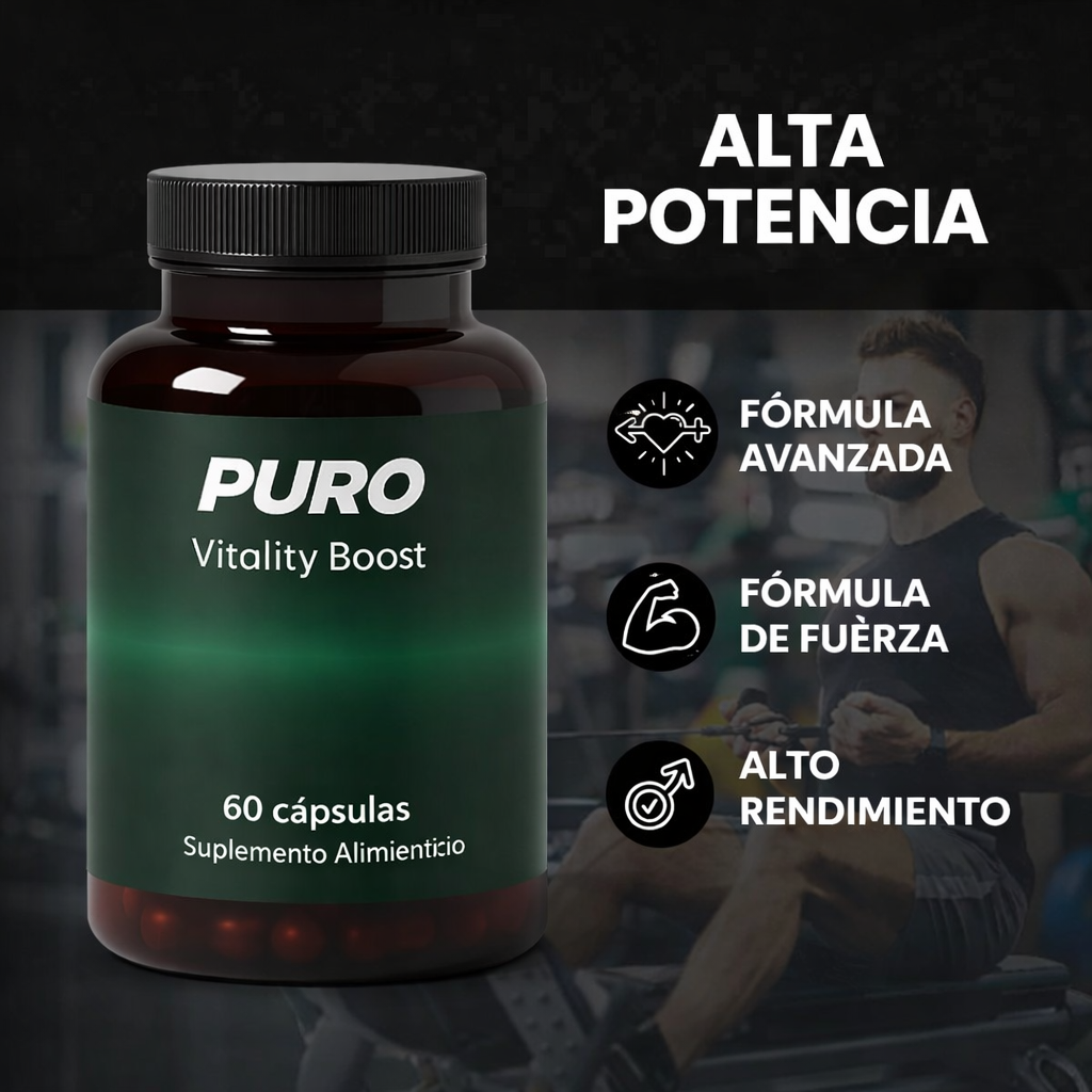 PURO VITALITY BOOST -  Dejá atrás la hinchazón y volvé a sentirte vos mismo