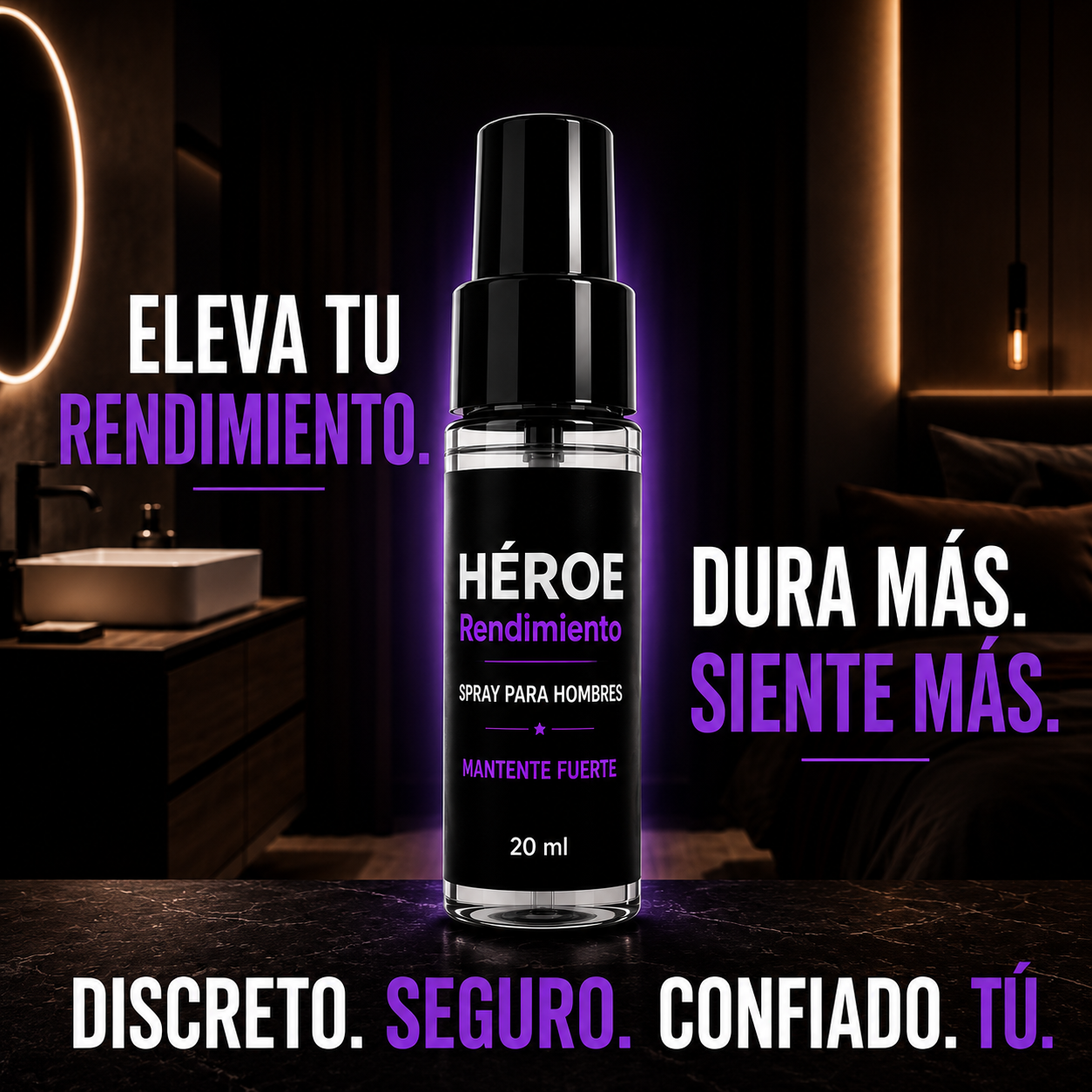 Spray de Rendimiento HÉROE – Máximo Control, Más Confianza y Mejor Rendimiento